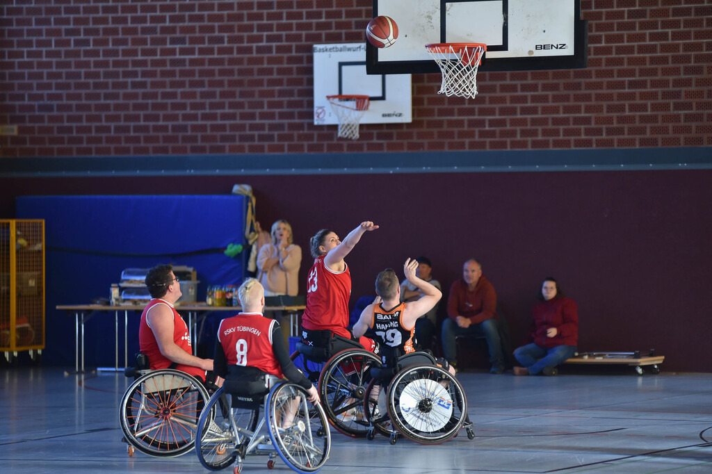2024-10-26-0384 | RSKV Tuebingen vs. Hannover United 2, Rollstuhlbasketball, 2. Bundesliga Sued, 3. Spieltag, Saison 2024/2025, 26.10.2024, Foto: Ralph Kunze - Realisiert mit Pictrs.com