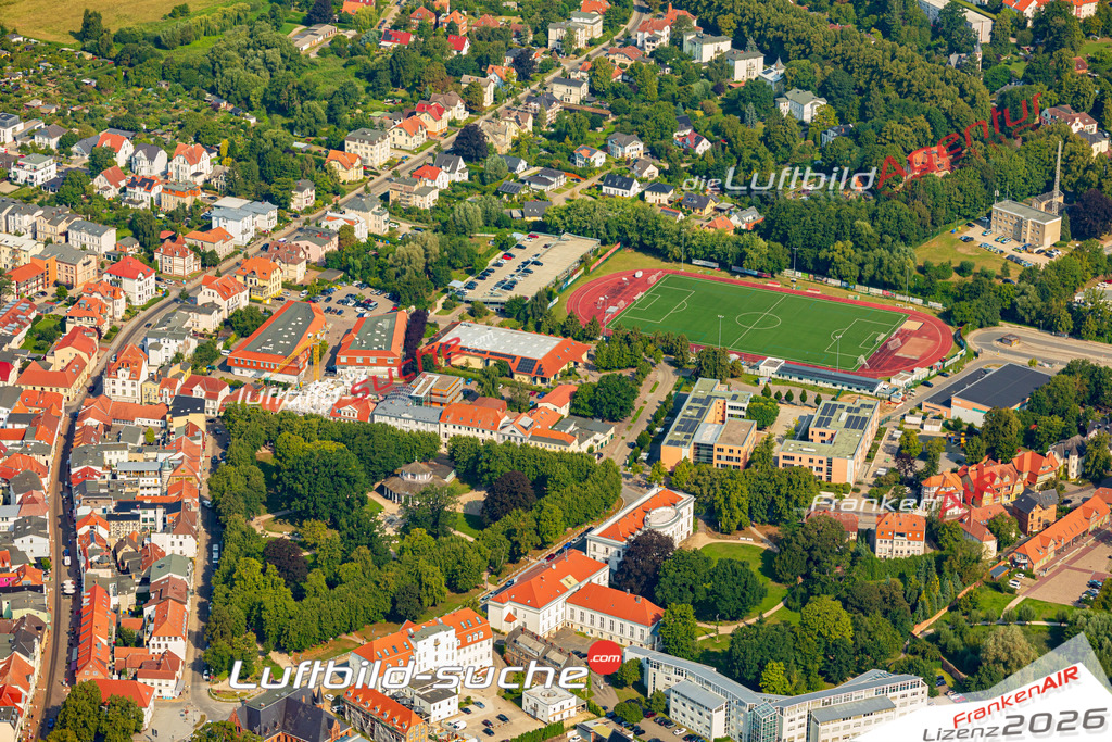 Schrägluftbild  Am Kamp  Bad Doberan - Das Luftbild wurde 2025 vom UL-Flugzeug heraus erstellt (ohne Drohne- keine Drohnenaufnahme ) - Hochauflösende Luftaufnahme -Nicht vergleichbar mit Google Maps oder Satelittenbilder- Die Geschenkidee !Mit Lizenz und Bildrechte bestellbar