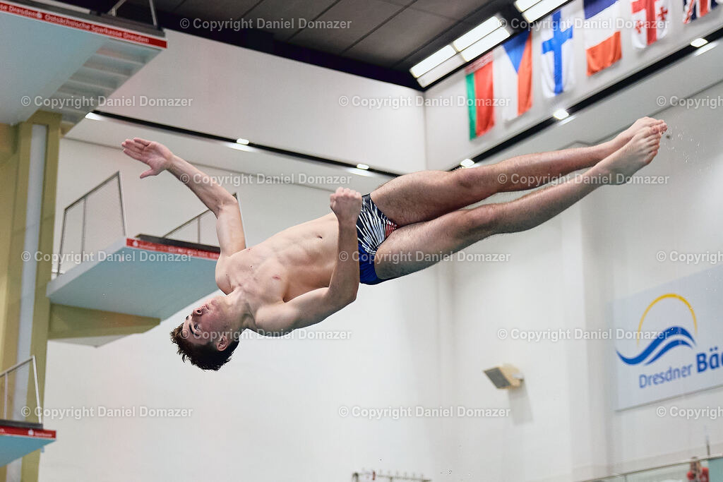 International Youth Diving Meet 2026 | Day 3 of 5 | International Youth Diving Meet 2026| Day 3 of 5 | 24.04.2026 | Youth diving competition featuring 1m and 3m springboard and platform at the Schwimmsportkomplex Freiberger Platz in Dresden.@ Domazer Photography - Realisiert mit Pictrs.com
