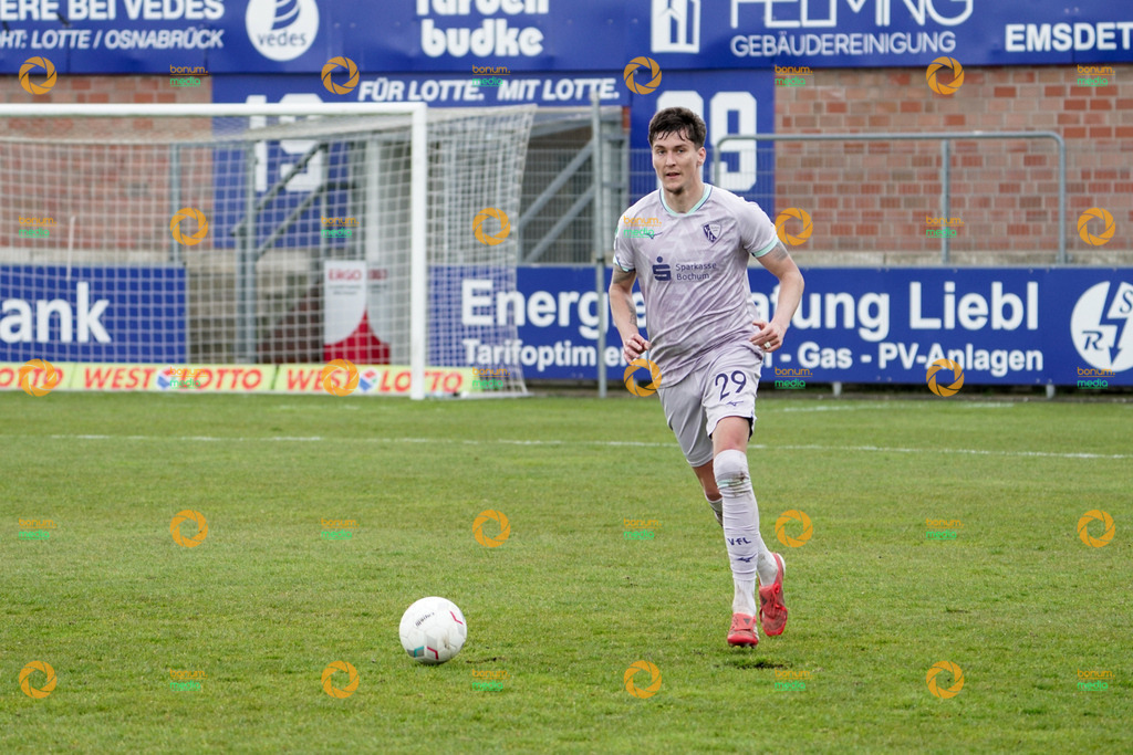 VfL Sportsfreunde Lotte vs. VfL Bochum II U23 - Regionalliga West - 28. Spieltag 2026 | Dominic Volkmer, 29 - Realisiert mit Pictrs.com