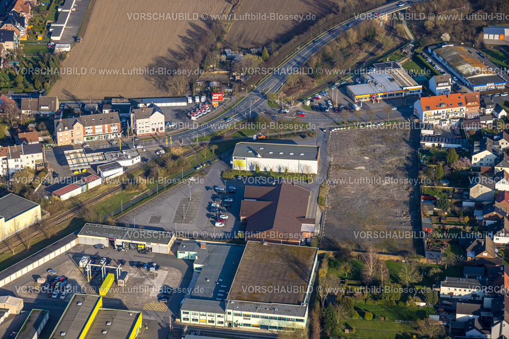 Hamm240305380 | Luftbild, Aldi Supermarkt und Bürocenter Hamm Menzel & Woelke GmbH, daneben Brachfläche ehemaliges Autohaus Grewe Werler Straße, Mitte, Hamm, Ruhrgebiet, Nordrhein-Westfalen, Deutschland