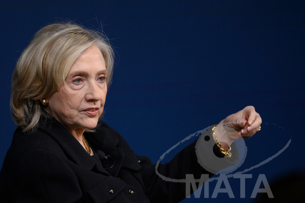 _DWI2839 | Die US-Politikerin Hillary Clinton auf der Veranstaltung Bridging Scholarship and Statecraft im Rahmen der Münchner Sicherheitskonferenz 2026. München, 13.02.2026 Bayern Deutschland  - Realisiert mit Pictrs.com