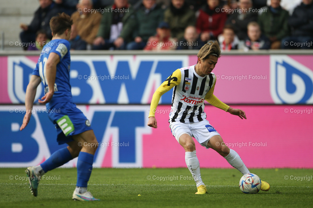 A_LUI_20230409_0029 | SPORT FUSSBALL ADMIRAL BUNDESLIGA 2022/23 LASK VS STURM GRAZ
IM BILD: Keith Nakamura (Lask),
FOTO:FOTOLUI/UW