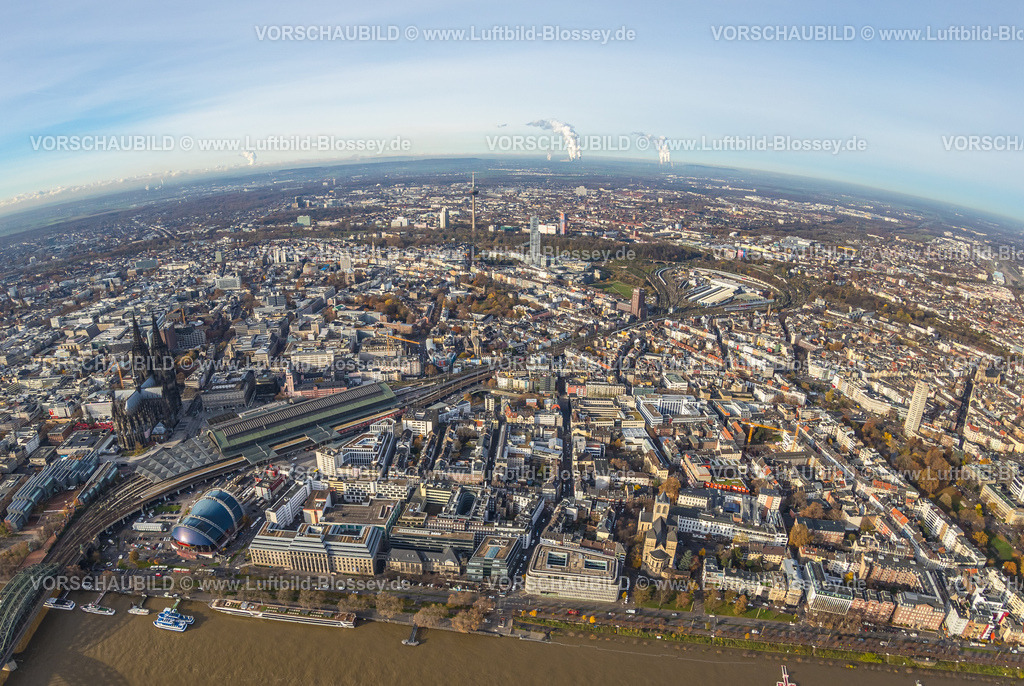 Koeln231105177 | Luftbild, Hochwasser am Fluss Rhein und Severinsbrücke in Sepia-Farben, Straßenverkehr und Binnenschifffahrt, Deutz, Köln, Rheinland, Nordrhein-Westfalen, Deutschland