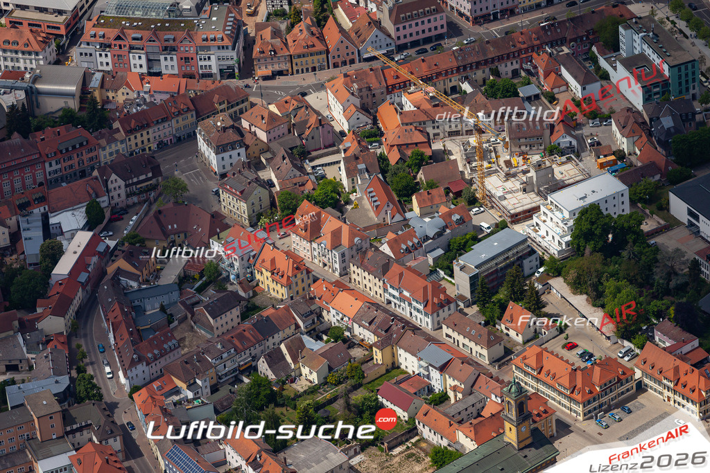 Aktuelles Luftbild von maximilianstrasse ansbach - Die Luftaufnahme wurde 2020 mittels UL-Flugzeug erstellt ( keine Drohne ) - hochauflösende Kamera-Systeme von  Canon -Beste Qualität - Für grossformatige Ausdrucke geeignet. Die Geschenkidee !