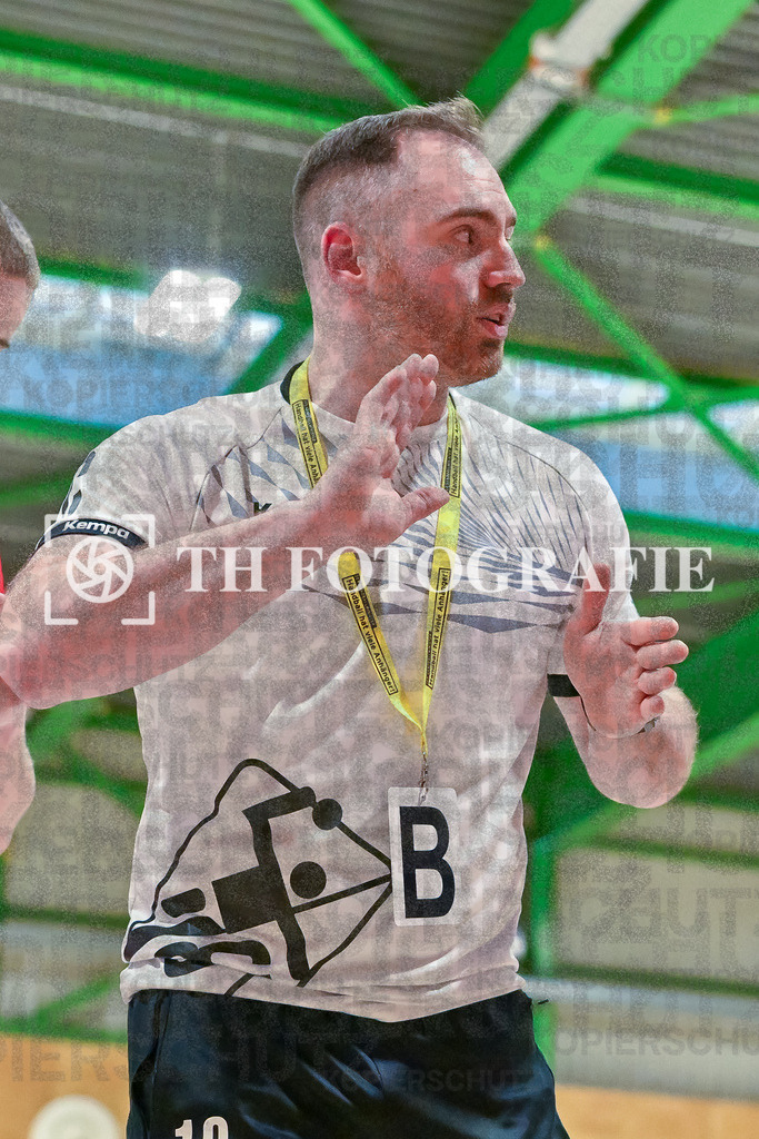 GER, SG Maulburg/Steinen - TuS Ringsheim, Handball, Landesliga Suedbaden, 22. Spieltag, Saison 2024/2025, 23.03.2025 | Andre Leuchtmann (SG Maulburg/Steinen, #13)GER, SG Maulburg/Steinen - TuS Ringsheim, Handball, Landesliga Suedbaden, 22. Spieltag, Saison 2024/2025, 23.03.2025Foto: TH Fotografie/Thomas Hess