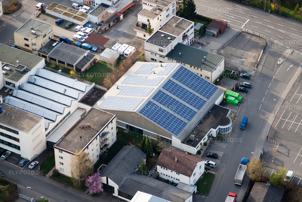 Luftbild: METDRA Metall- und Drahtwarenfabrik GmbH, Dieselstr im Ortsteil Eltingen in Leonberg im Bundesland Baden-Württemberg in Deutschland. Foto: IMG_39045.jpg vom 03.04.2011 durch Werner Riehm/FLY-FOTO.de