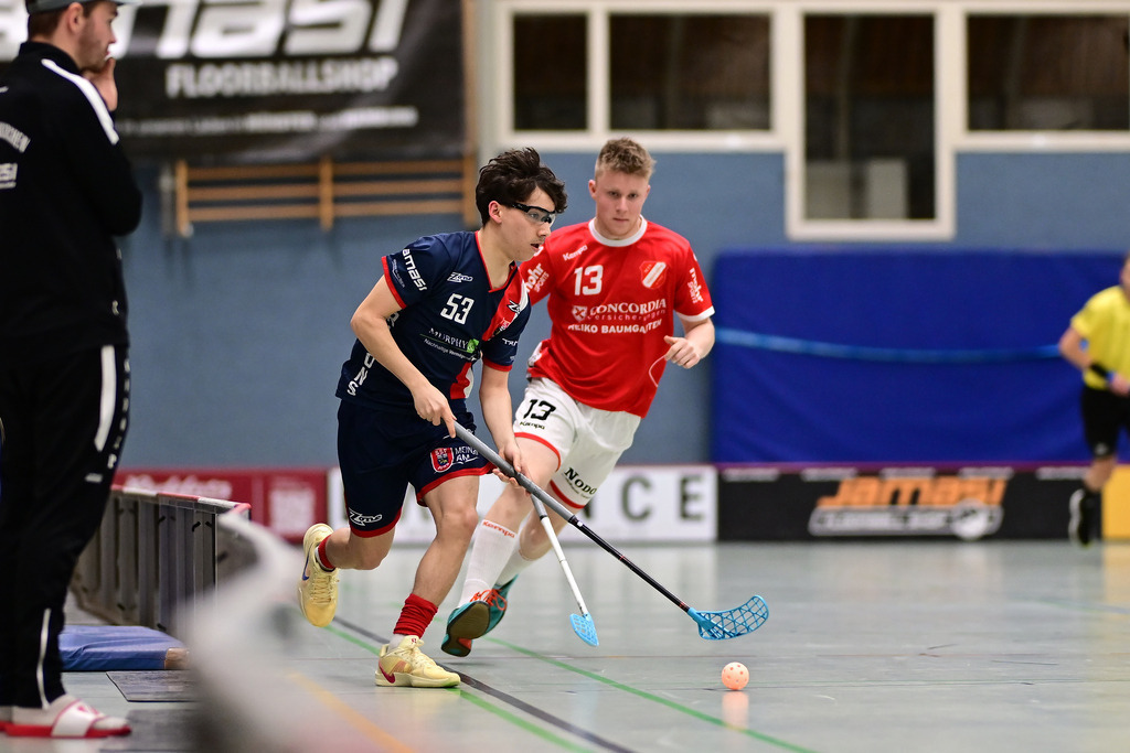 Floorball I Herren I Saison 2024-2025 I 2. FBL Herren Nord-West I 12. Spieltag I MTV Mittelnkirchen - SSF Dragons Bonn II I 036650 | Der Sportfotograf. - Realisiert mit Pictrs.com