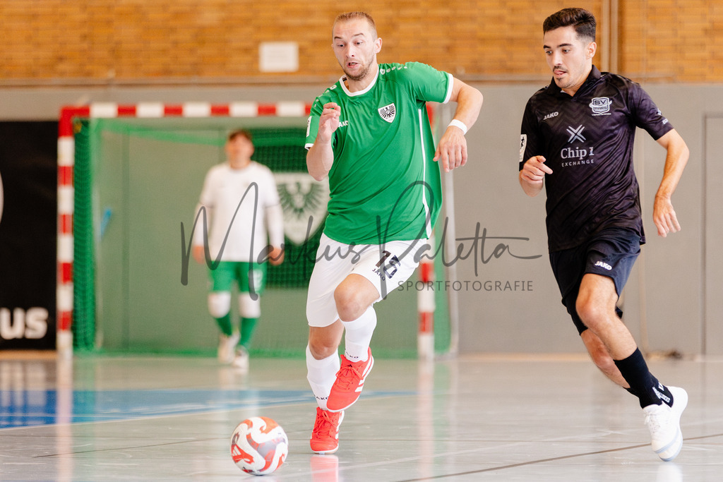 Futsal-Bundesliga, Saison 2025/2026, 4. Spieltag: SC Preußen Münster - SV Pars Neu-Isenburg | Futsal-Bundesliga, Saison 2025/2026, 4. Spieltag, SC Preußen Münster empfängt SV Pars Neu-Isenburg in der Universitäts-Sporthalle in Münster. Foto: sportfotografie.ms | Markus Paletta - Realisiert mit Pictrs.com