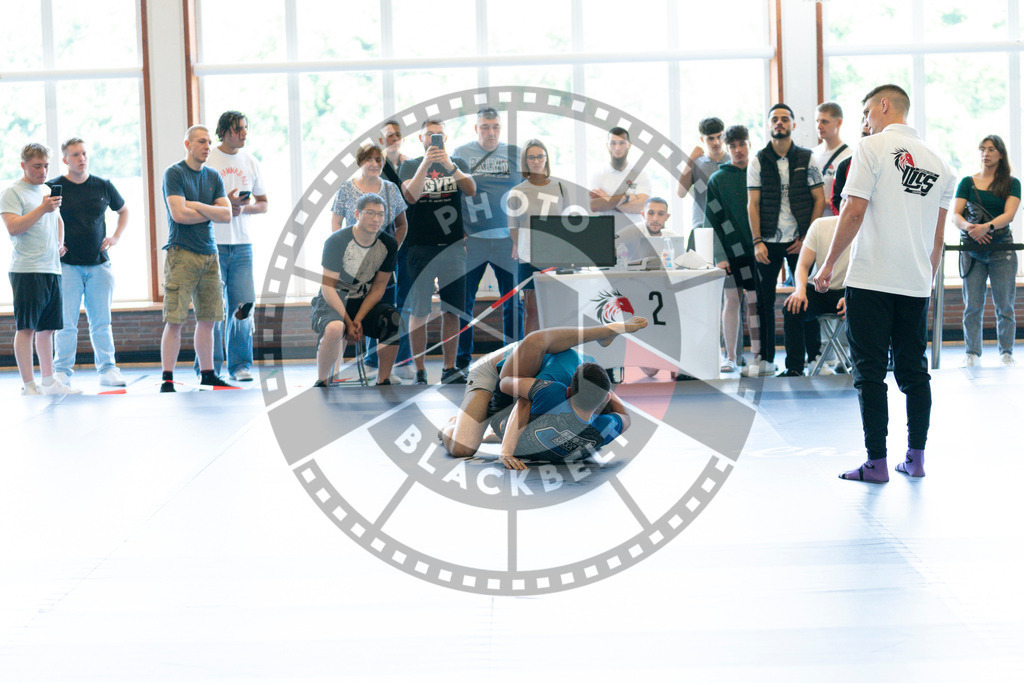 20240608PBB03995 | Fighters compete during the ILLCS VII summer edition luta livre competition in Hannover, Germany, on June 8, 2024.