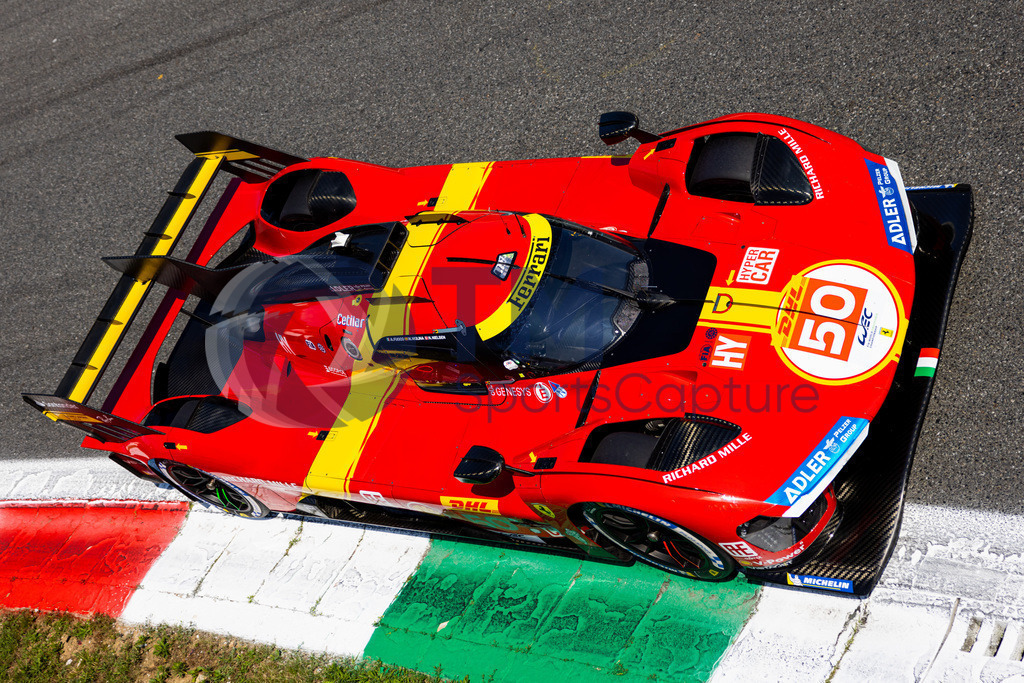 Trainproduction-20230708-0159 | MONZA,ITALY,08.Jul.23 - MOTORSPORTS - WEC, FIA World Endurance Championships, 6h of Monza, Autodromo Monza. Image shows Antonio Fuoco (ITA), Miguel Molina (ESP) and Nicklas Nielsen (DEN/Ferrari AF Corse) . Photo: Trainproduction / Matthias Trinkl