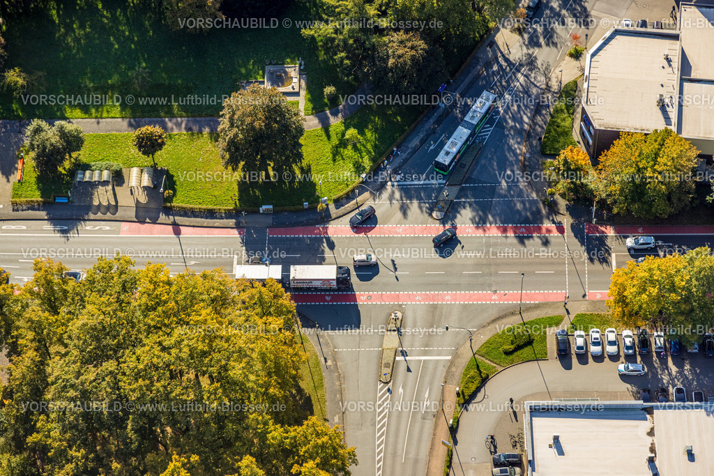 Hamm241007589 | Luftbild, Radweg Markierungen Dortmunder Straße Ecke Fritz-Husemann-Straße, Stadtbezirk Herringen, Hamm, Ruhrgebiet, Nordrhein-Westfalen, Deutschland