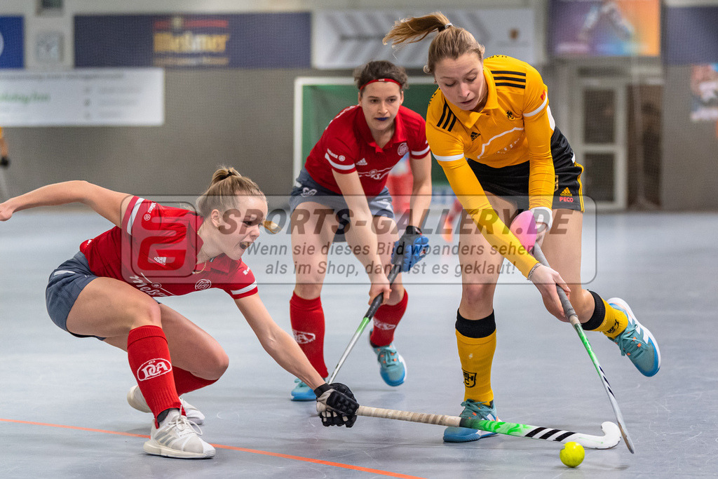 SM_20230115-D5A_8641 | 1.Bundesliga Hallenhockey (W) Nord/  DCadA - HTHC / 3:3