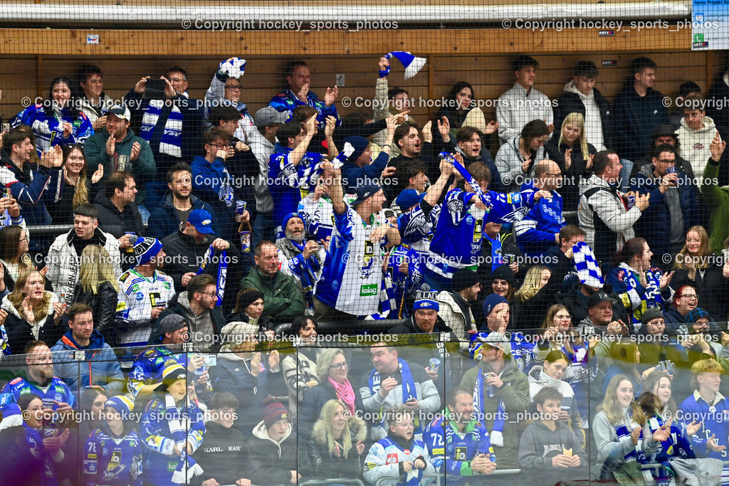 EC IDM WÄRMEPUMPEN VSV vs. EC KAC | EC VSV Fans, EC IDM WÄRMEPUMPEN VSV vs. EC KAC, EC IDM WÄRMEPUMPEN VSV vs. EC KAC am 02.02.2025 in Villach (Stadthalle Villach), Austria, (Photo by Bernd Stefan)