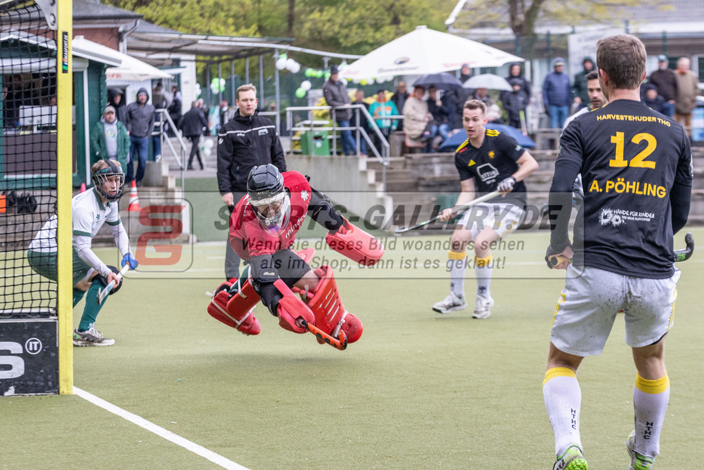 MJ_M_UHTC-HTHC_21.04.2024-14 | Felix Damberger (Uhlenhorst Mülheim #1), Uhlenhorst Mülheim - Harvestehuder THC am 21.4.2024 im Waldstadion, Mülheim a. d. Ruhr