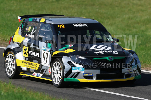 FIA European Hill Climb Championship – Rechberg 2026 | FIA European Hill Climb Championship at Rechberg, held from 24 to 26 April 2026 near Tulwitz, Styria, Austria. The image shows Jirí THEIMER (CZE) Škoda Fabia S2000 Turbo.