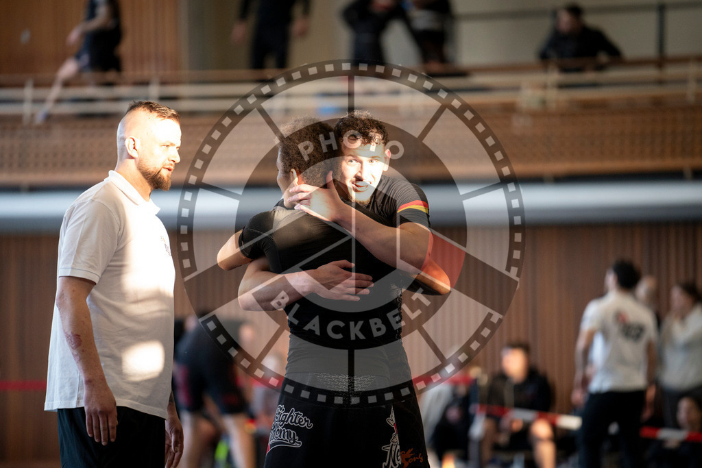 20240309PBB7313 | Fighters compete during the International Luta Livre (ILLCS) Spring Championship in Hannover, Germany, on March 9, 2024.