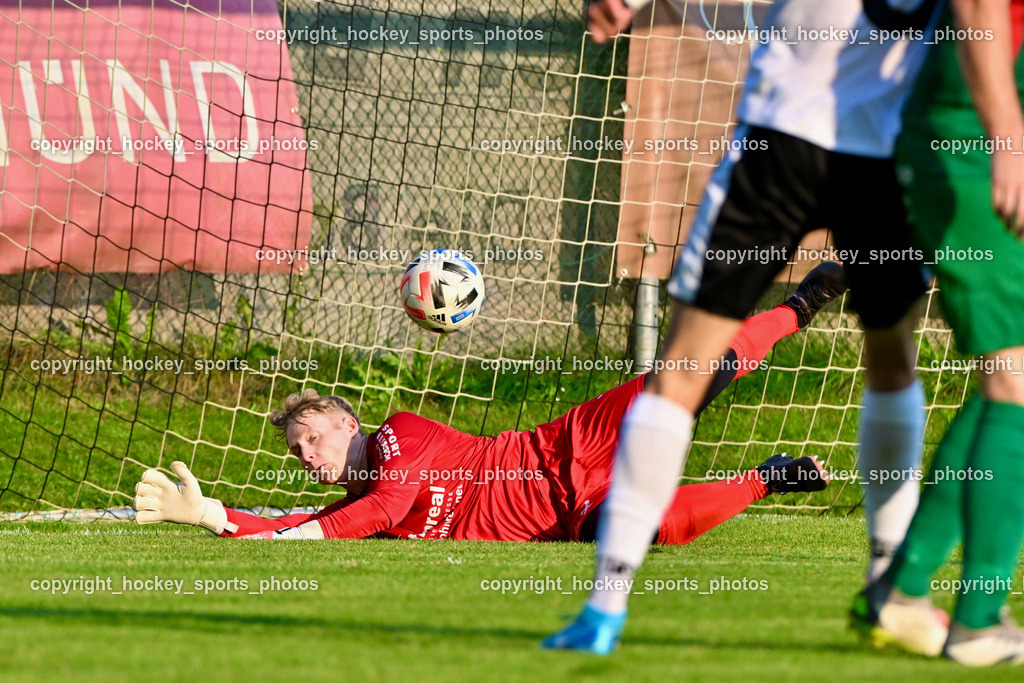 FC Gmünd vs. SV Spittal 1921 | #21 Hannes Sagmeister FC Gmünd, FC Gmünd vs. SV Spittal 1921, FC Gmünd vs. SV Spittal 1921 am 27.08.2024 in Gmünd (Sportplatz Karnerau), Austria, (Photo by Bernd Stefan)
