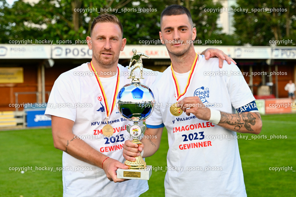 Villacher Bier Cup 2022/23 Siegerehrung SAK vs. SV Dellach Gail 17.6.2023 | hockey sports photos, Pressefotos, Sportfotos, hockey247, win 2day icehockeyleague, Handball Austria, Floorball Austria, ÖVV, Kärntner Eishockeyverband, KEHV, KFV, Kärntner Fussballverband, Österreichischer Volleyballverband, Alps Hockey League, ÖFB, 