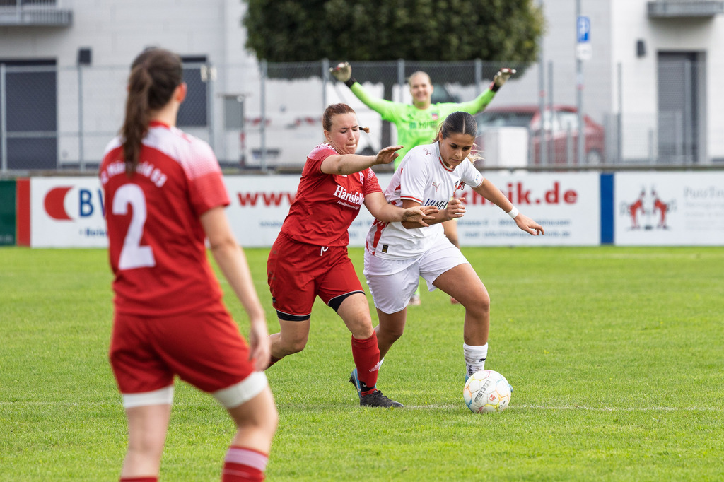 HÄRFCH_250914_9944 | FC Härtsfeld 03 vs. 1.FC Heidenheim 1846 II, Fußball, Frauen, Bezirksliga, 2025/2026, 1. Spieltag, 14.09.2025 in Dischingen(Foto: Michael Bulling) - Realisiert mit Pictrs.com