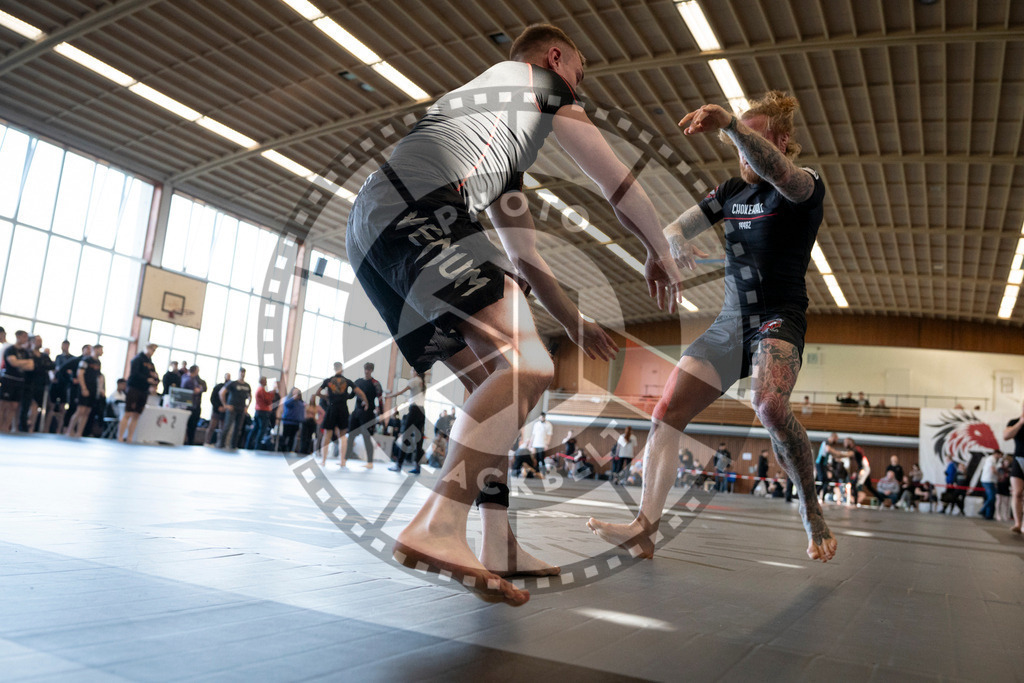 20240309PBB6585 | Fighters compete during the International Luta Livre (ILLCS) Spring Championship in Hannover, Germany, on March 9, 2024.