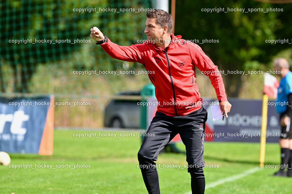 SV Rothentuhurn vs. URC Thal Assling | Headcoach SV Rothenthurn Hannes Truskaller, SV Rothentuhurn vs. URC Thal Assling, SV Rothentuhurn vs. URC Thal Assling am 15.09.2024 in Rothenthurn (Sportplatz Rothenthurn), Austria, (Photo by Bernd Stefan)