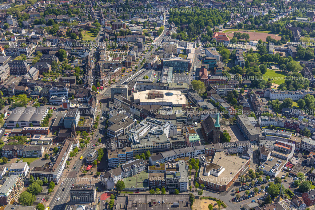 Bottrop230509735 | Luftbild, Hansa-Center, Altmarkt, Altstadt, Bottrop, Ruhrgebiet, Nordrhein-Westfalen, Deutschland