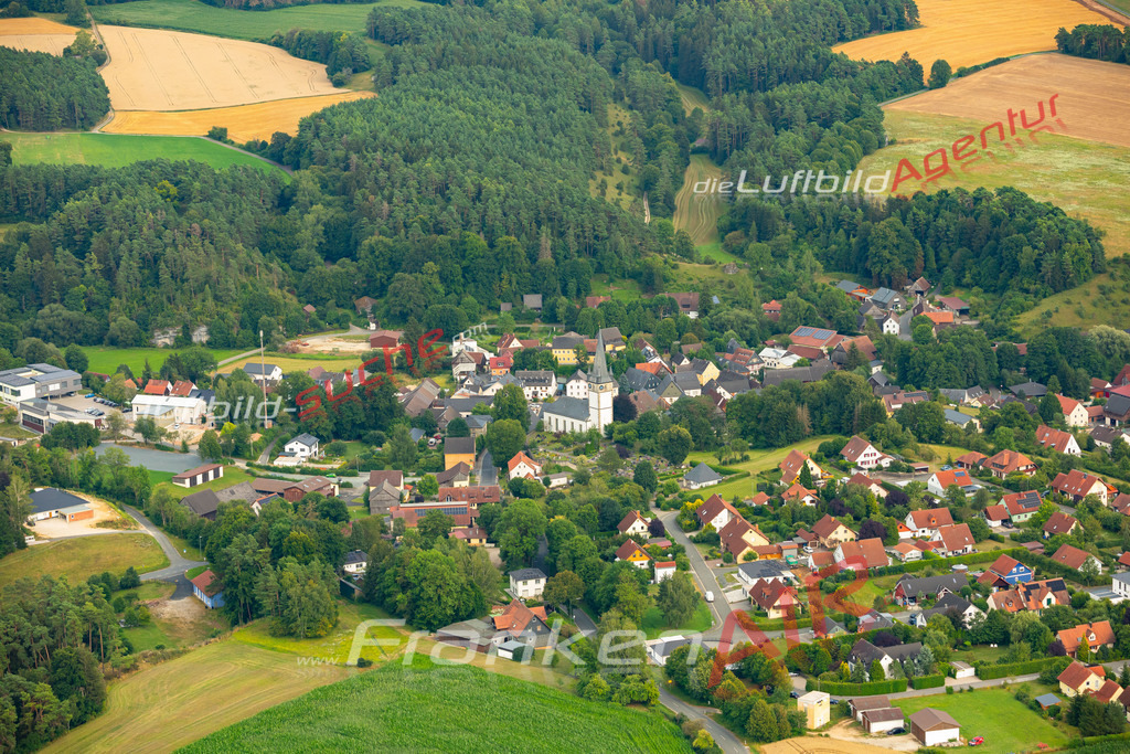 Das Luftbild zeigt :  Wonsees - Die Luftaufnahme wurde 2024 vom UL-Flugzeug aus erstellt ( keine Drohne ) - Hochauflösende Luftaufnahme - Für grossformatige Ausdrucke geeignet. Die Geschenkidee !Mit Lizenz und Bildrechte bestellbar