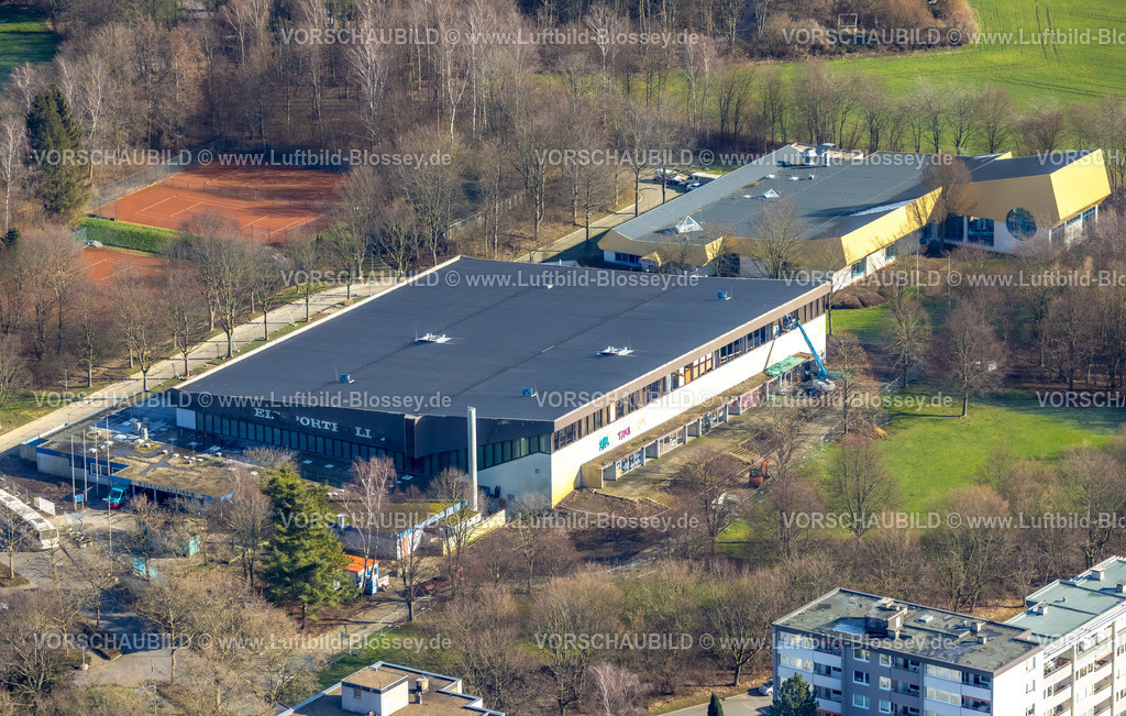 Unna230213096 | Luftbild, Eissporthalle und Schwimmsporthalle, Königsborn, Unna, Ruhrgebiet, Nordrhein-Westfalen, Deutschland