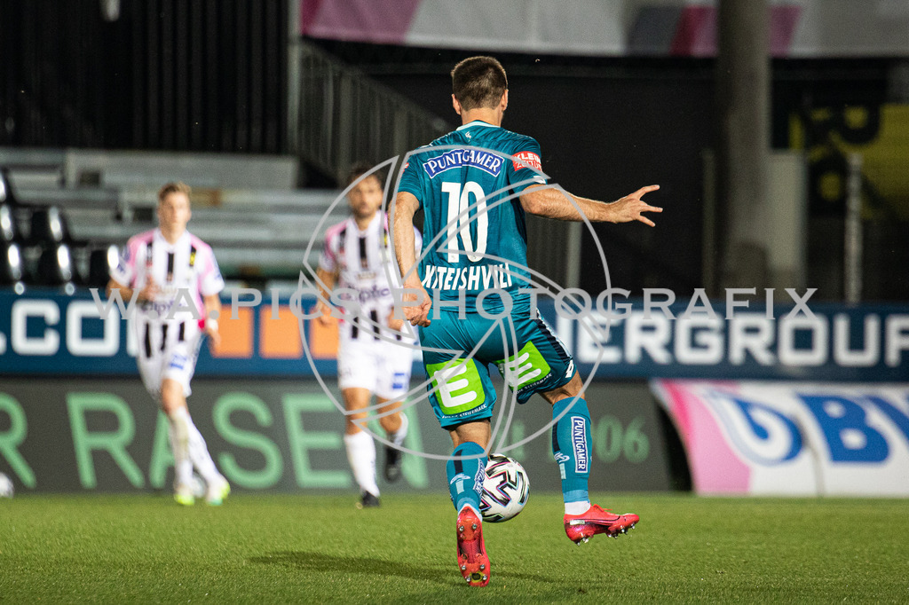 Linzer ASK vs SK Sturm Graz | PASCHING, AUSTRIA, ,17.JUN.20 - SOCCER - tipico Bundesliga, championship group, Linzer ASK vs SK Sturm Graz. Image shows Atari Kiteishvili (Sturm).
Photo: SMP/Andreas Willdoner