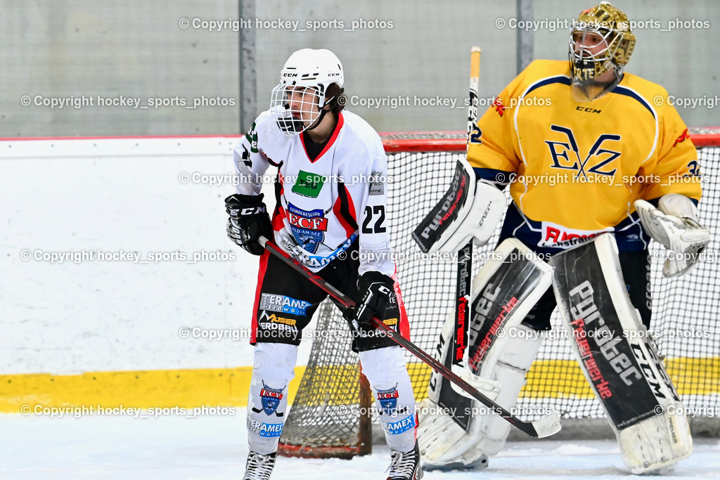 EC Feld am See vs. ELV Zauchen 15.1.2023 | #22 Moser Tobias, #32 Fertani Karim