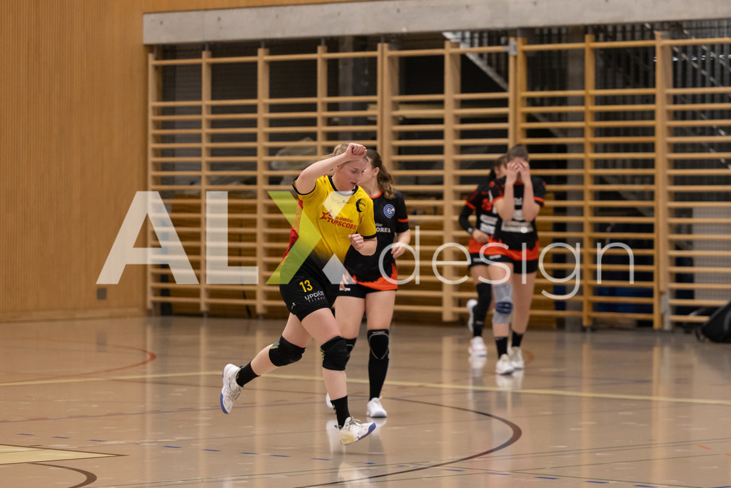 Handball I Frauen I Saison 2025-2026 I Handball Swiss Premium League 1 | Women I Round 5 I  Yellow Winterthur - GC Amicitia Zürich I 15.03.2026 | 13 Maxime Drent (NL) (Yellow Winterthur) – Rückraum mitte - Realisiert mit Pictrs.com