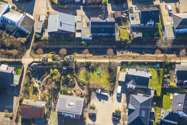 Olfen230206703 | Luftbild, Wohngebiet Olfen-Süd, Landschaftspflege, Olfen-Stadt, Olfen, Münsterland, Nordrhein-Westfalen, Deutschland