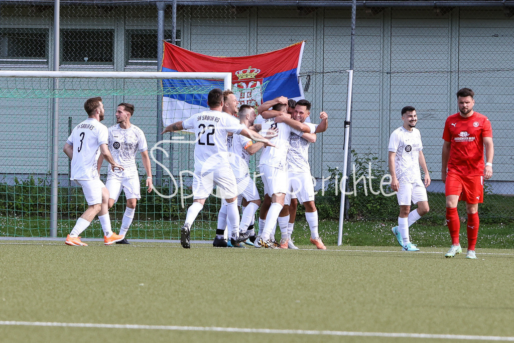 SK Srbija München - TSV 1895 Teisendorf | Jubel nach 4-1