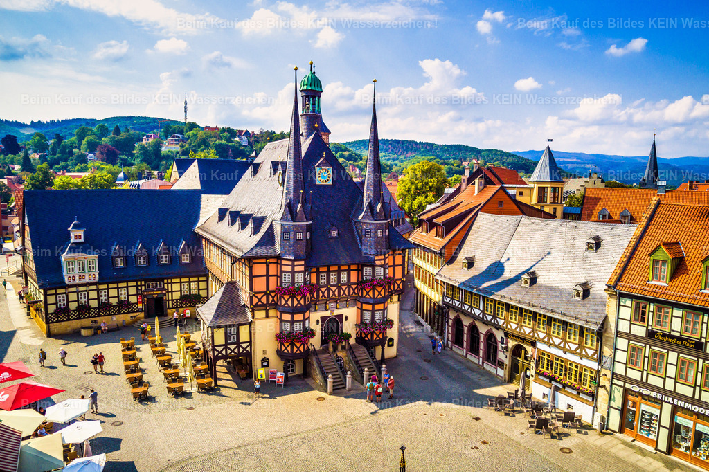Rathaus und Marktplatz Wernigerode im Harz-0003 | Rathaus Wernigerode - Realisiert mit Pictrs.com