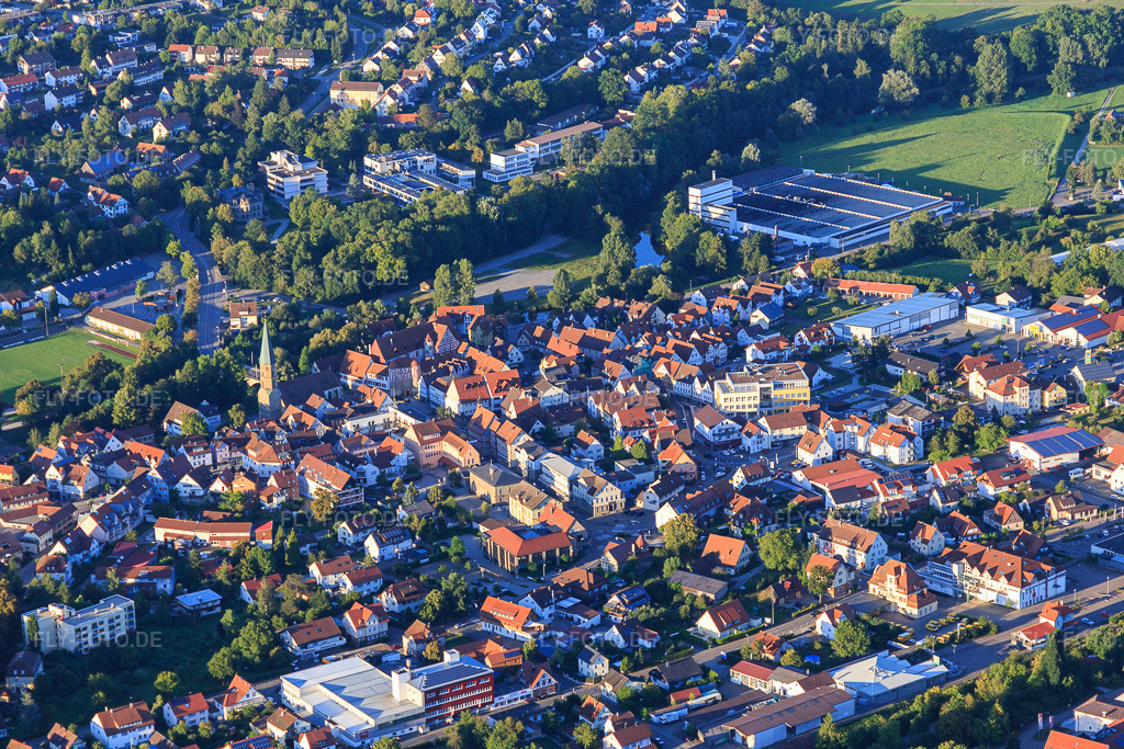 Luftbild: Alstadt von Südwesten in Gaildorf im Bundesland Baden-Württemberg in Deutschland. Foto: IMG_093659.jpg vom 22.08.2016 durch Werner Riehm/FLY-FOTO.de