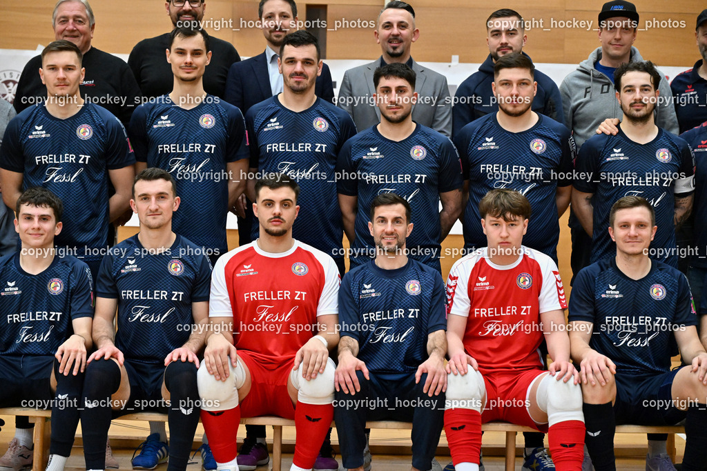 LPSV-Kärnten vs. FUTSAL versli.at Klagenfurt | Mannschaftsfoto LPSV Kärnten, LPSV-Kärnten vs. FUTSAL versli.at Klagenfurt, LPSV-Kärnten vs. FUTSAL versli.at Klagenfurt am 01.02.2026 in Villach (Ballspielhalle St. Martin), Austria, (Photo by Bernd Stefan)