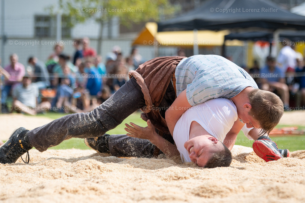 Schwingen -  Herisauer Buebeschwinget 2023 | Herisau Ebnet, 27.5.23, Schwingen - Herisauer Buebeschwinget.