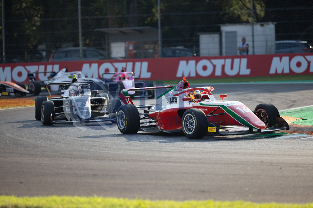 Trainproduction-20230708-0223 | MONZA,ITALY,08.Jul.23 - MOTORSPORTS - F1 Academy 2023, Autodromo Monza. Image shows Bianca Bustamante (PHI/ PREMA Racing) and Carrie Schreiner (GER/ ART Grand Prix).  Photo: Trainproduction / Matthias Trinkl