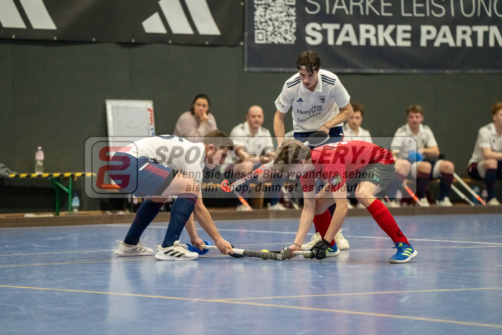 HK_20250201_102206 | 2. Bundesliga Halle Herren Düsseldorfer HC - Club Raffelberg am 1.2.2025 Halle am Seestern, Düsseldorf ,
