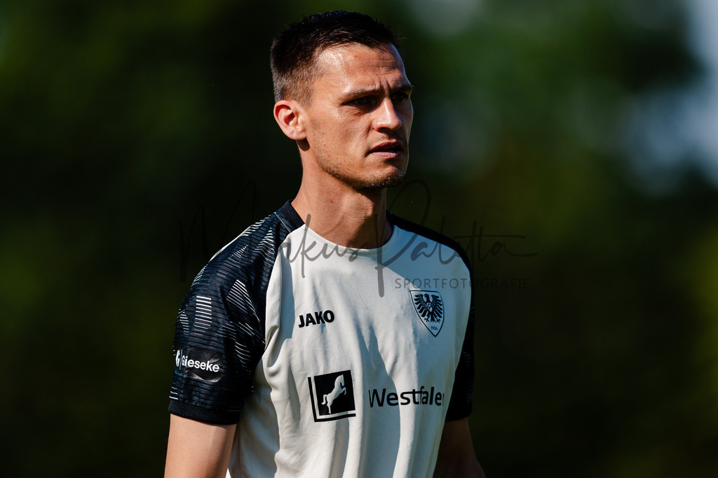 Testspiel, Saison 2026/27: SC Preußen Münster - Kickers Emden | Billerbeck, 10.07.2026: Testspiel, SC Preußen Münster gegen Kickers Emden auf der Anlage des DJK Billerbeck in Billerbeck. Foto: sportfotografie.ms | Markus Paletta - Realisiert mit Pictrs.com