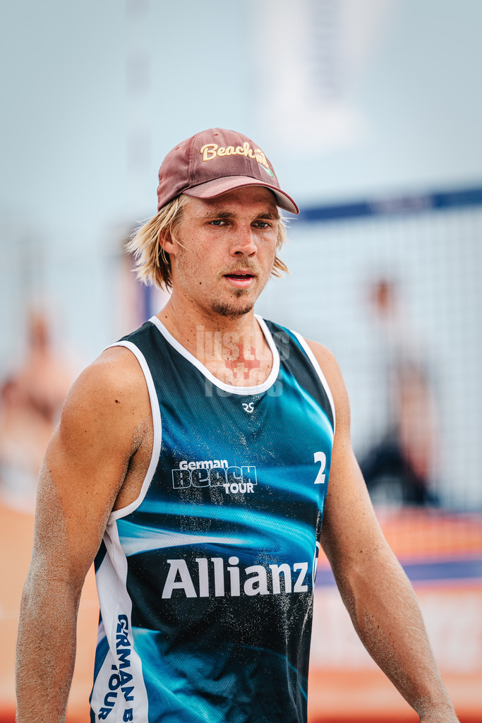 Beachvolleyball | Männer | Allianz German Beach Tour 2024 | Tourstop Kühlungsborn 2 | 15.08.2024 | Ole Schwarmann Portrait
