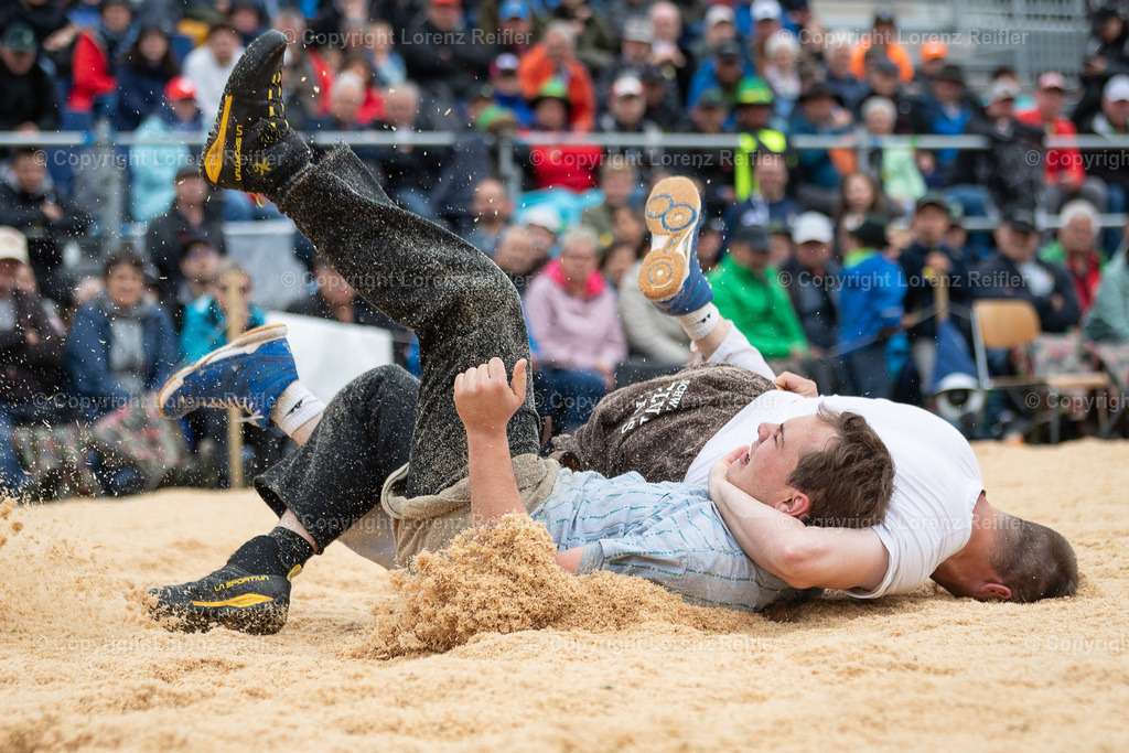 Schwingen -  Appenzeller Kantonal Schwingfest 2024 | Hundwil, 7.7.24, Schwingen - Appenzeller Kantonal Schwingfest.