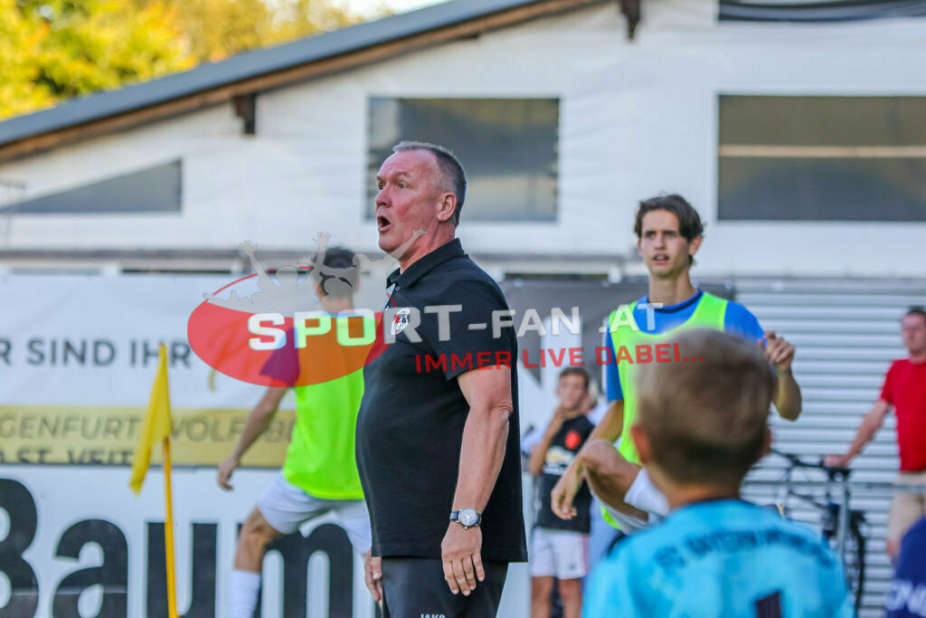 ASV Klagenfurt - SC St Veit 1-6, Unterliga Ost  3. Runde | Wolfgang Thun-Hohenstein (ASV Klagenfurt) ASV Klagenfurt - SC St Veit 1-6 am 11.08.2023 in Klagenfurt
(Sportplatz Annabichl), Austria, (Photo by Ernst Krawagner sport-fan.at) - Realisiert mit Pictrs.com
