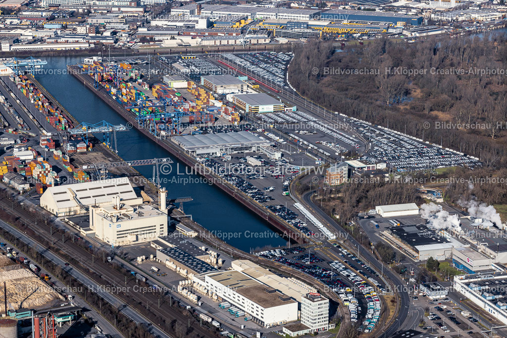 Luftbilder Neuss -6698 | Luftaufnahme Containerterminal im Containerhafen des Binnenhafen in Neuss - Realisiert mit Pictrs.com
