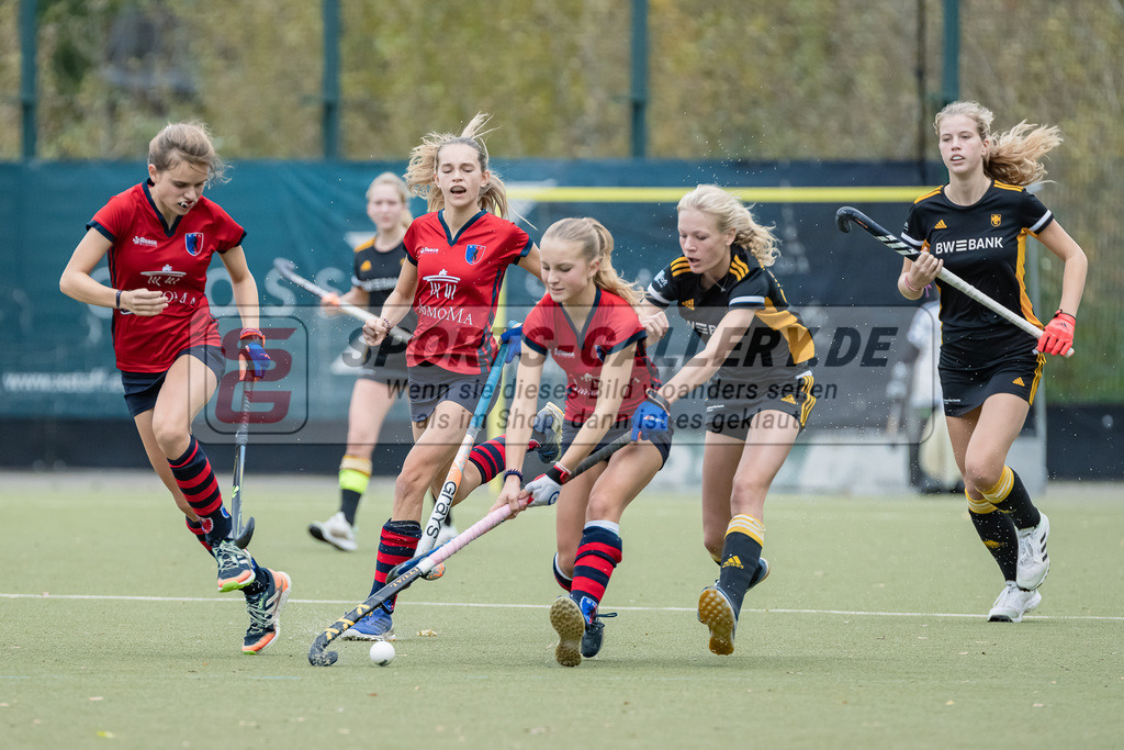 HK_20231022_105878 | Platz 3 Deutsche Meisterschaft Feld WU16 Berliner HC - Harvestehuder THC am 22.10.2023 DHC, Düsseldorf ,