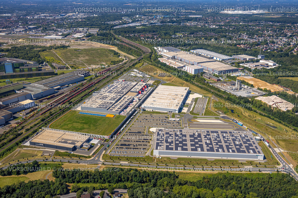 Dortmund240800419 | Luftbild, Westfalenhütte Gewerbegebiet, Hoesch Areal, Logistik Zentrum, Borsigplatz, Dortmund, Ruhrgebiet, Nordrhein-Westfalen, Deutschland