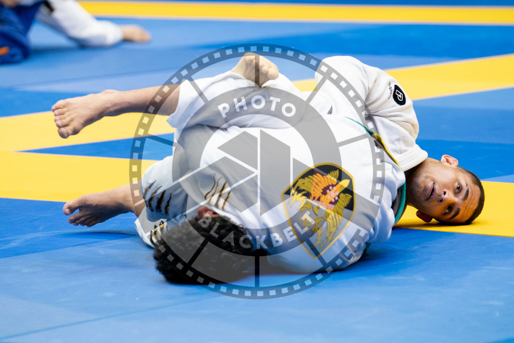 20240124PBB00504 | Fighters compete during the second day of the IBJJF European Championship in Paris, France, on January 24, 2024.