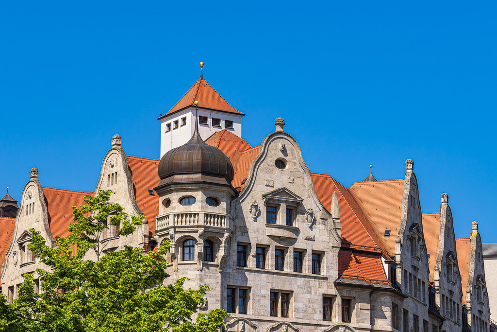 Historisches Gebäude in der Stadt Leipzig | Historisches Gebäude in der Stadt Leipzig.