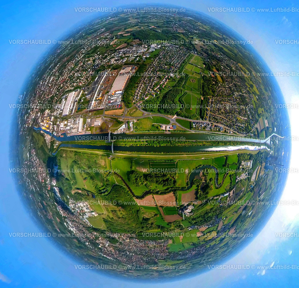 Hamm230520009HerringenLippepark | Luftbild, Herringen Lippepark, Fluss Lippe, Datteln-Hamm-Kanal, Flussmäander Alte LIppe, Erdkugel, Fisheye Aufnahme, Fischaugen Aufnahme, 360 Grad Aufnahme, Stadtbezirk Herringen, Hamm, Ruhrgebiet, Nordrhein-Westfalen, Deutschland